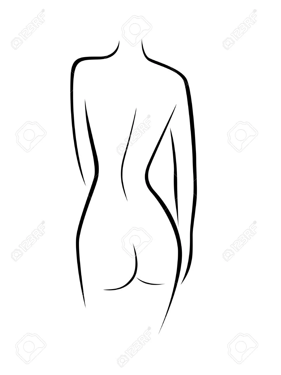27392863-Abstract-female-back-contour-black-over-white-hand-drawing-vector-artwork-Stock-Vector.jpg