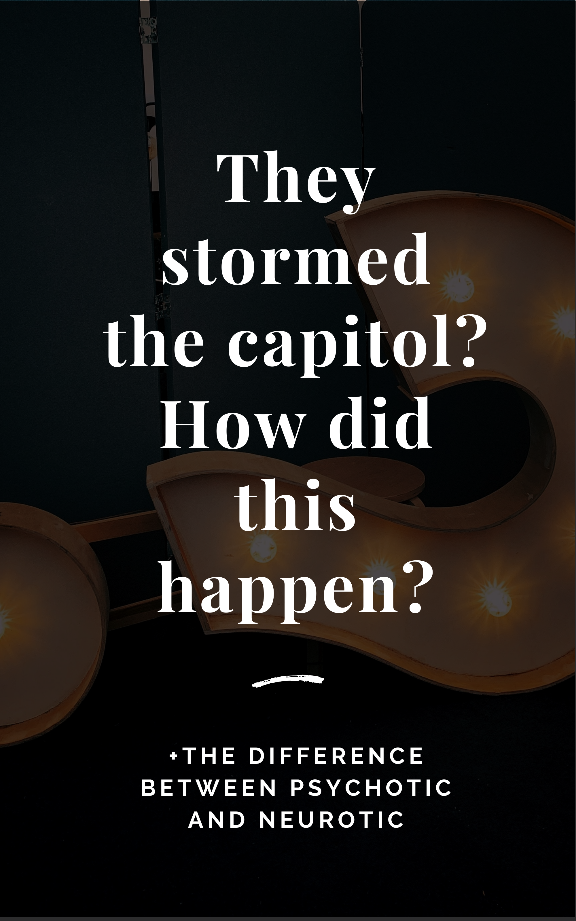 They Stormed the Capitol? How did this Happen?
