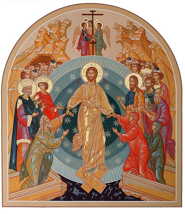 Christ is Risen! ✨Христос Воскресе! .
.
#easter#christisrisen#byzantineicon#resurection