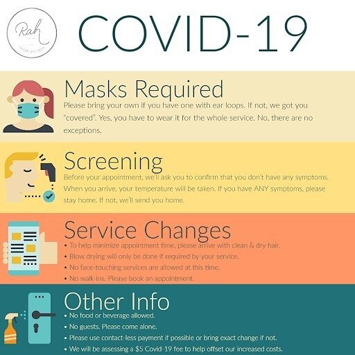 Tomorrow is the big day! &hearts;️ We can&rsquo;t wait to see you! Please visit the link in bio for our updated policies and procedures in response to COVID-19. Thank you for your continued loyalty and support!