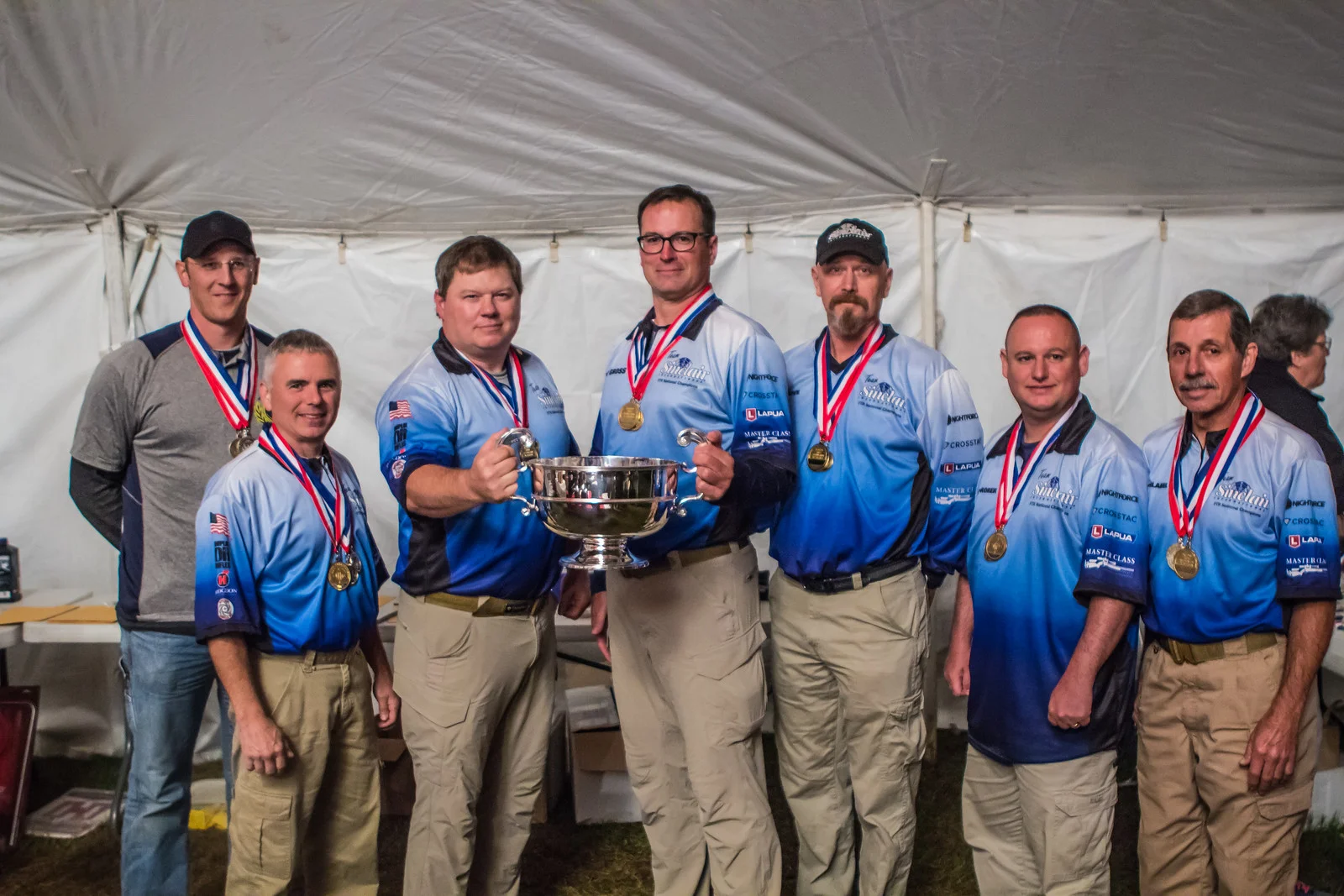 Team Sinclair, Winners of the Berger Bullets Trophy.