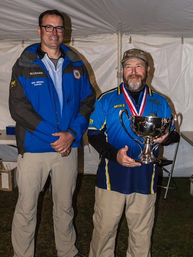 Mike Plunkett (r) Pierce Engineering Trophy Winner