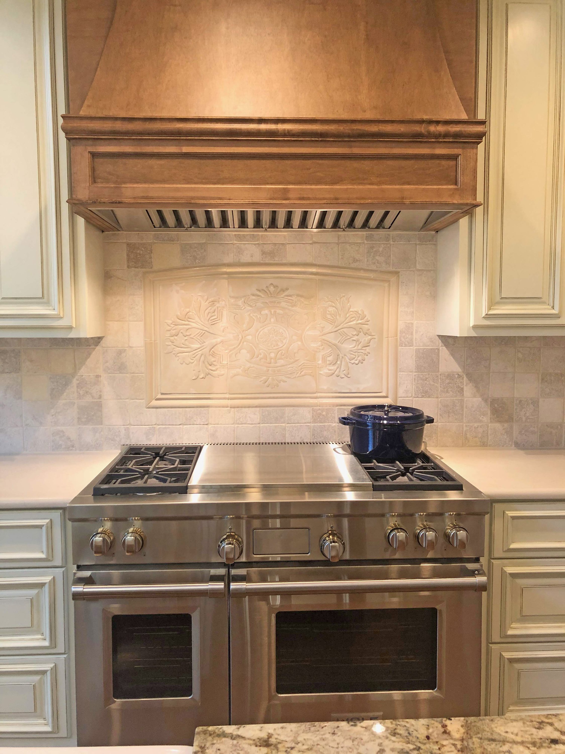 Elegance II Mural in Satin White Install.jpg