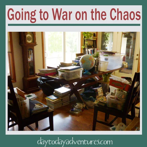 Going to war on chaos by organizing the work room
