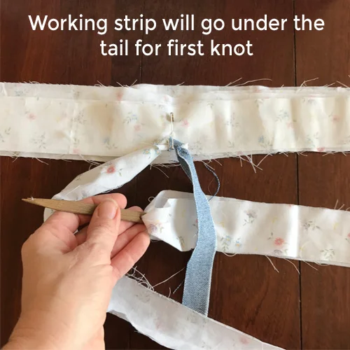 How to make the base for a oval rag rug — Day to Day Adventures