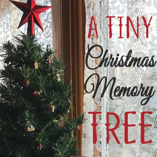 A Tiny Christmas Memory Tree