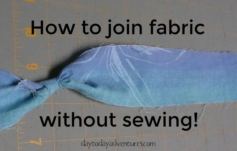 Rags to Rugs How to join fabric without sewing — Day to Day Adventures