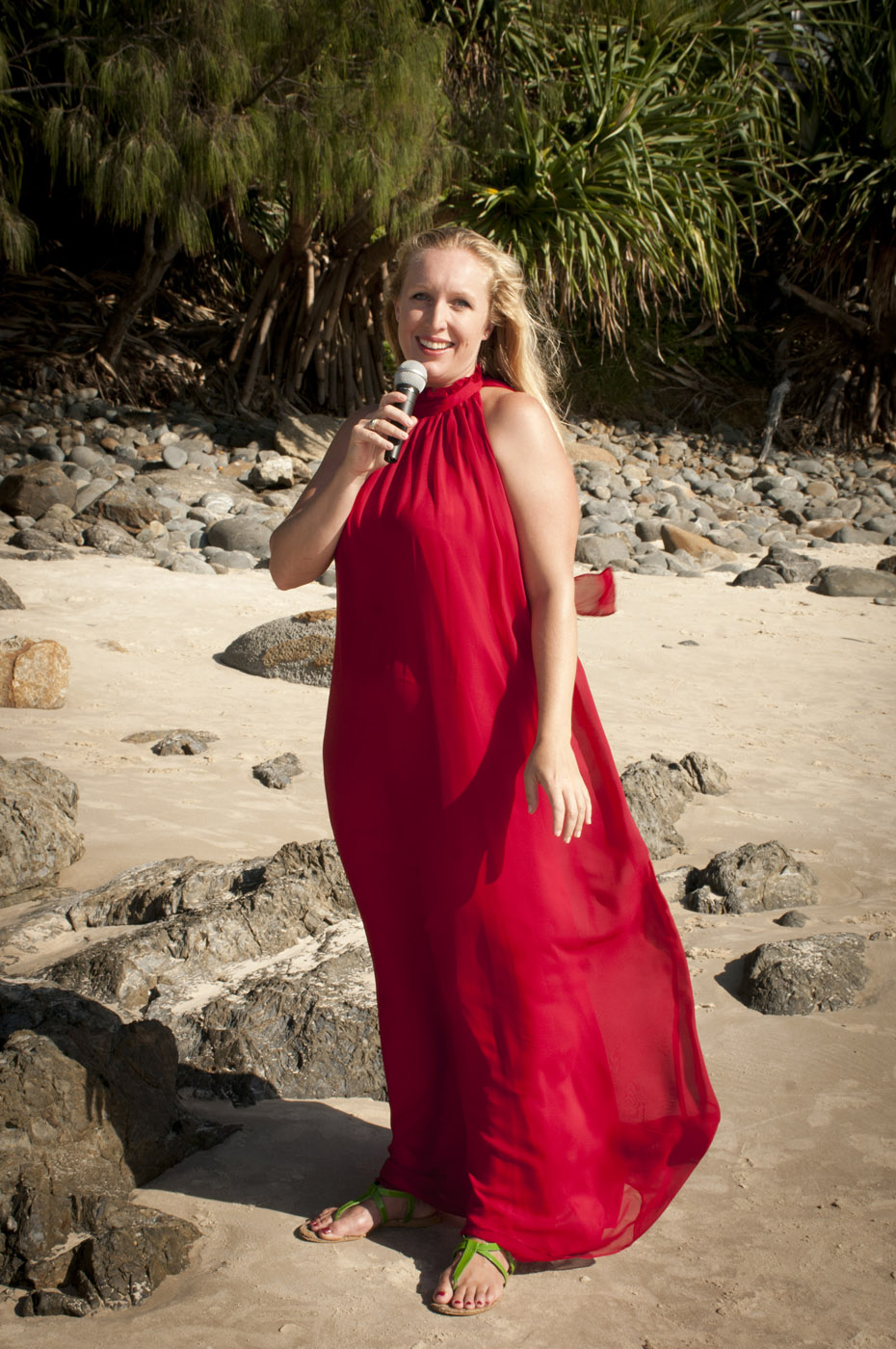 Lady in red.....