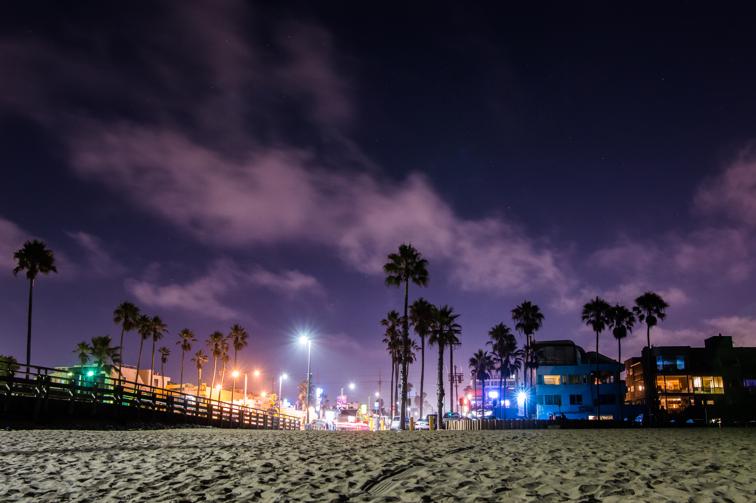 Santa Monica by Night