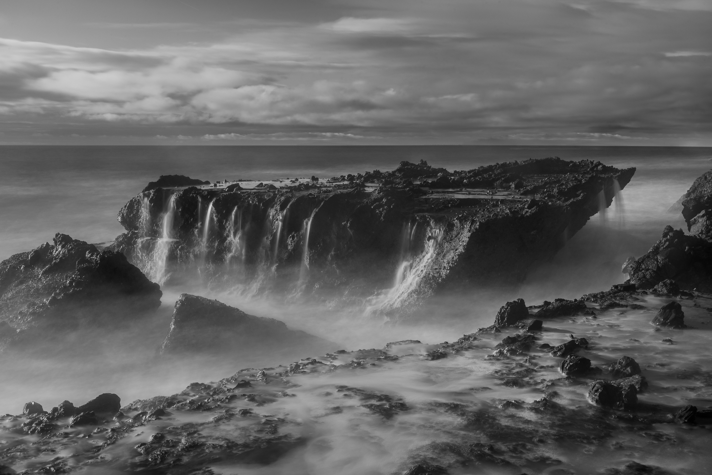 Black and White Seascape