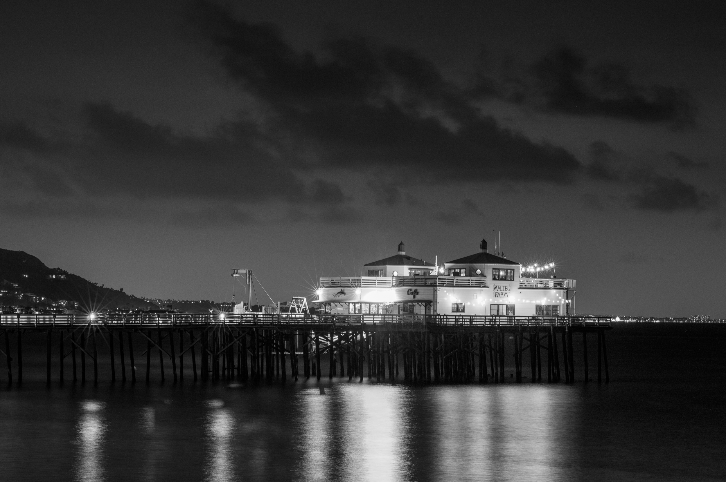 Black and White Pier