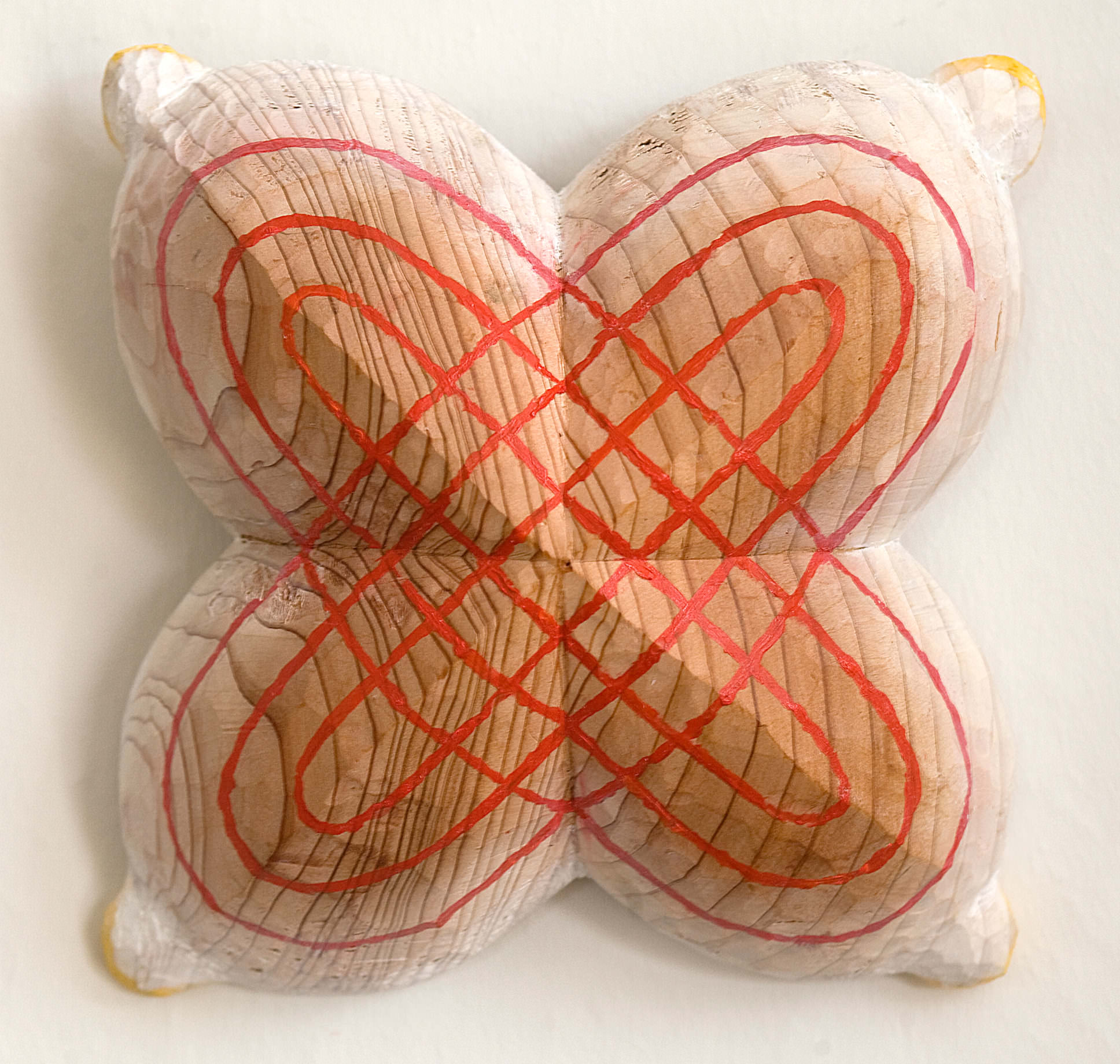 NO Titel Relief made of western red cedar wood, 20 cm X 20 cm, 2014