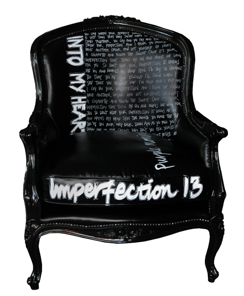"Imperfection no13 into my heart"