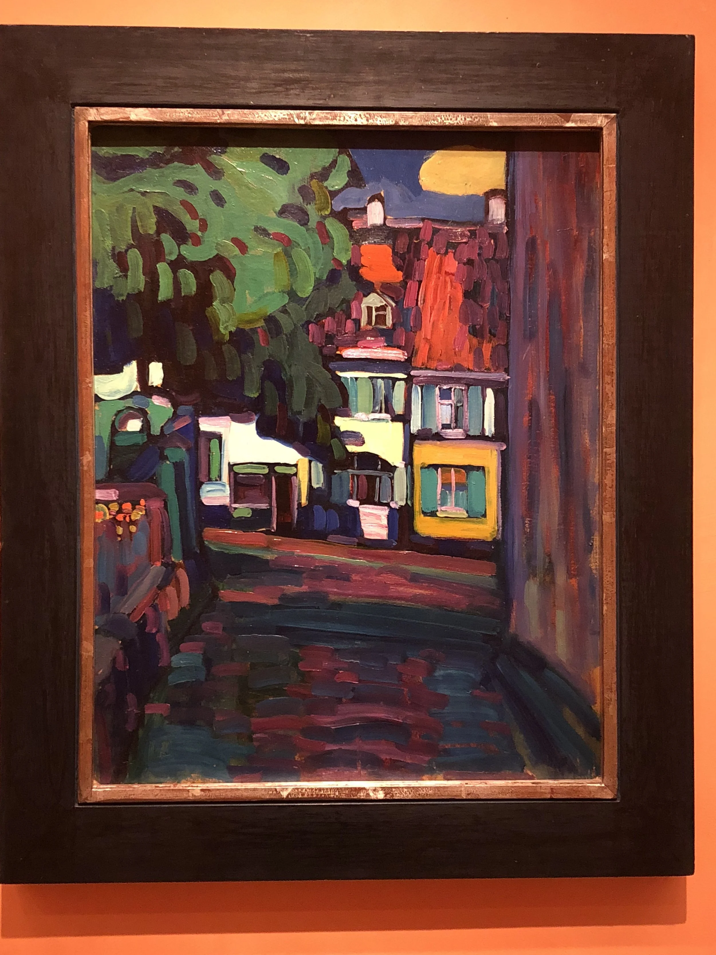 Wassily Kandinsky Murnau, Houses on the Obermarkt, 1908