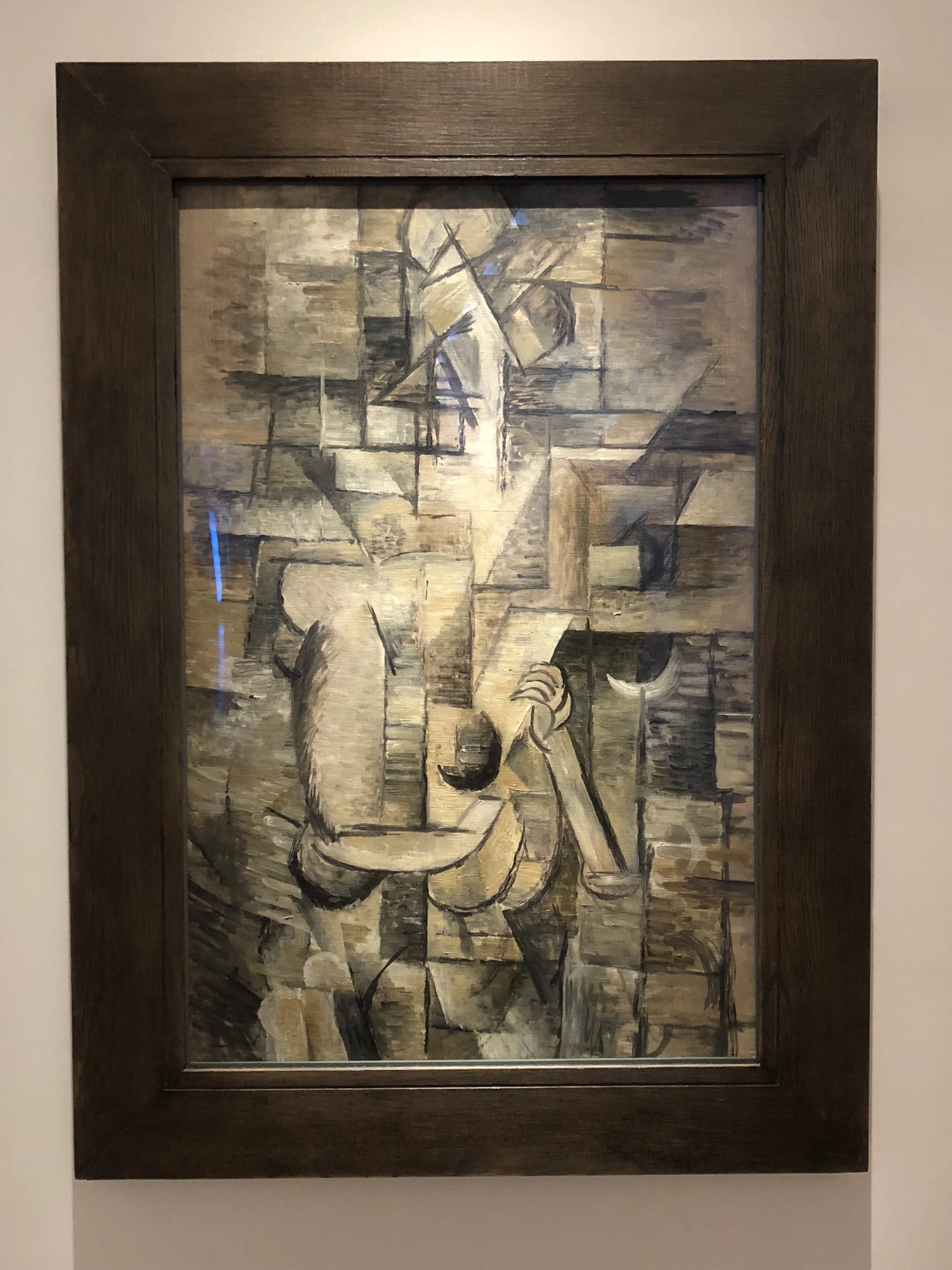 Georges Braque Woman with a Mandolin, 1910