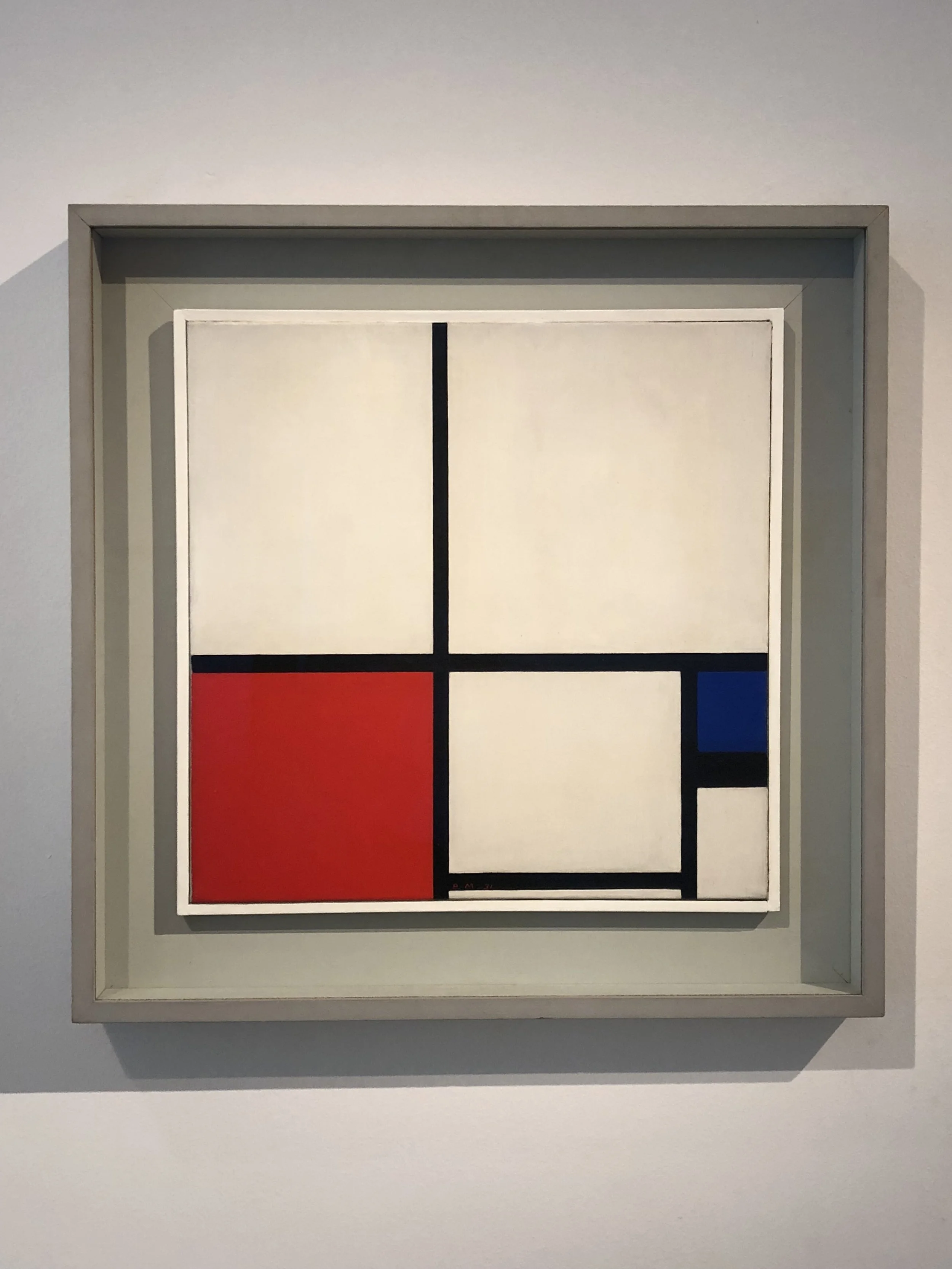 Piet Mondrian Composition in Colours/ Composition No. 1 with Red and Blue, 1931
