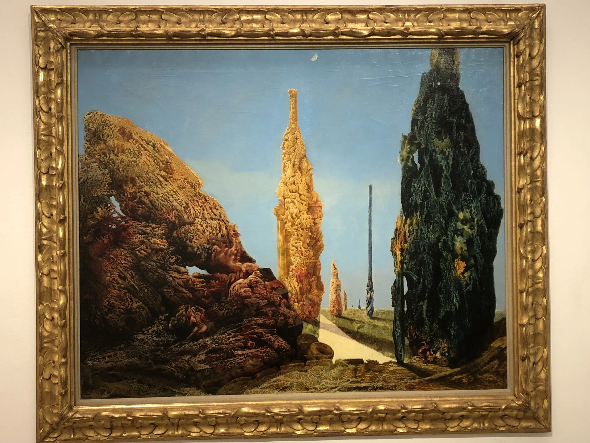 Max Ernst Solitary and Conjugal Trees, 1940
