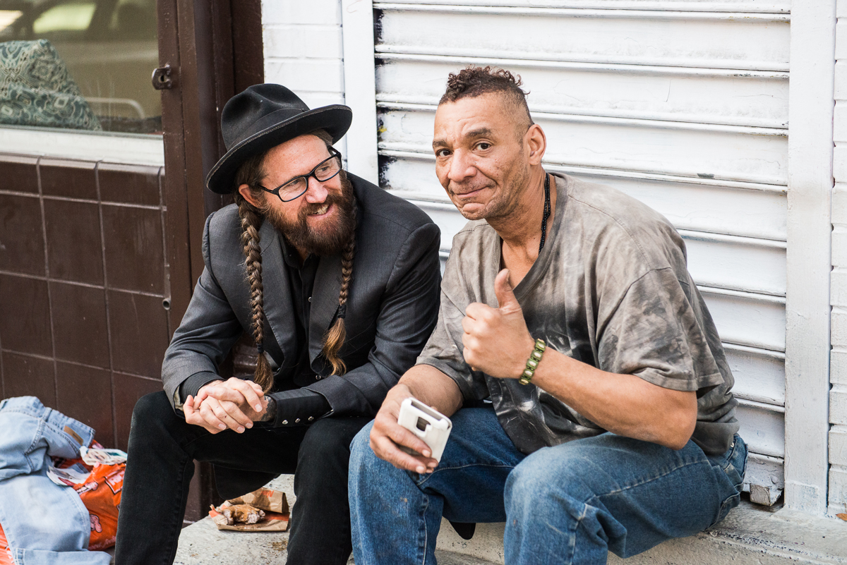 Louis with Roderick on Avenue C
