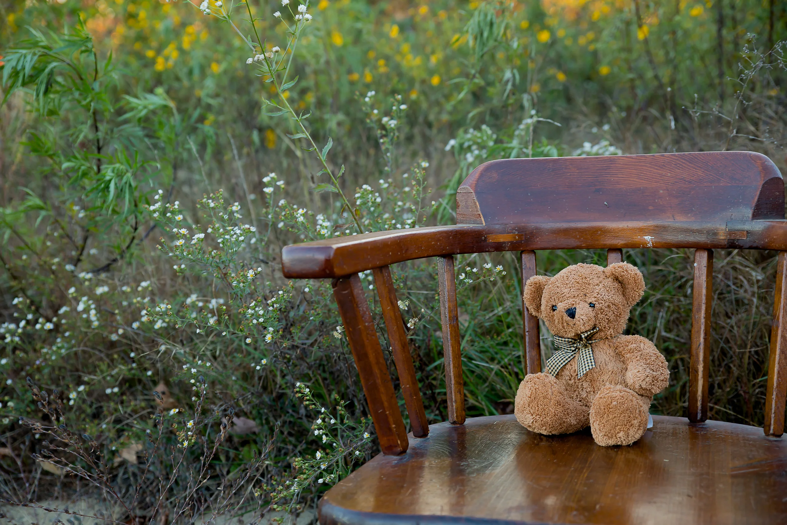 I am so proud of this one! Katelyn and I took it together. This was her dad's bear when he was a child. <3