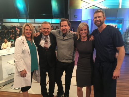 Jamie on "The Doctors" with Dr. Kathy Magliato (far left)