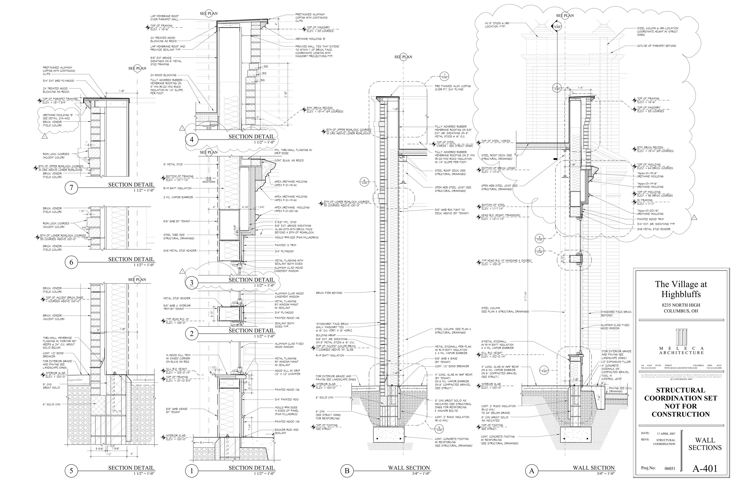 DETAILED WALL SECTIONS