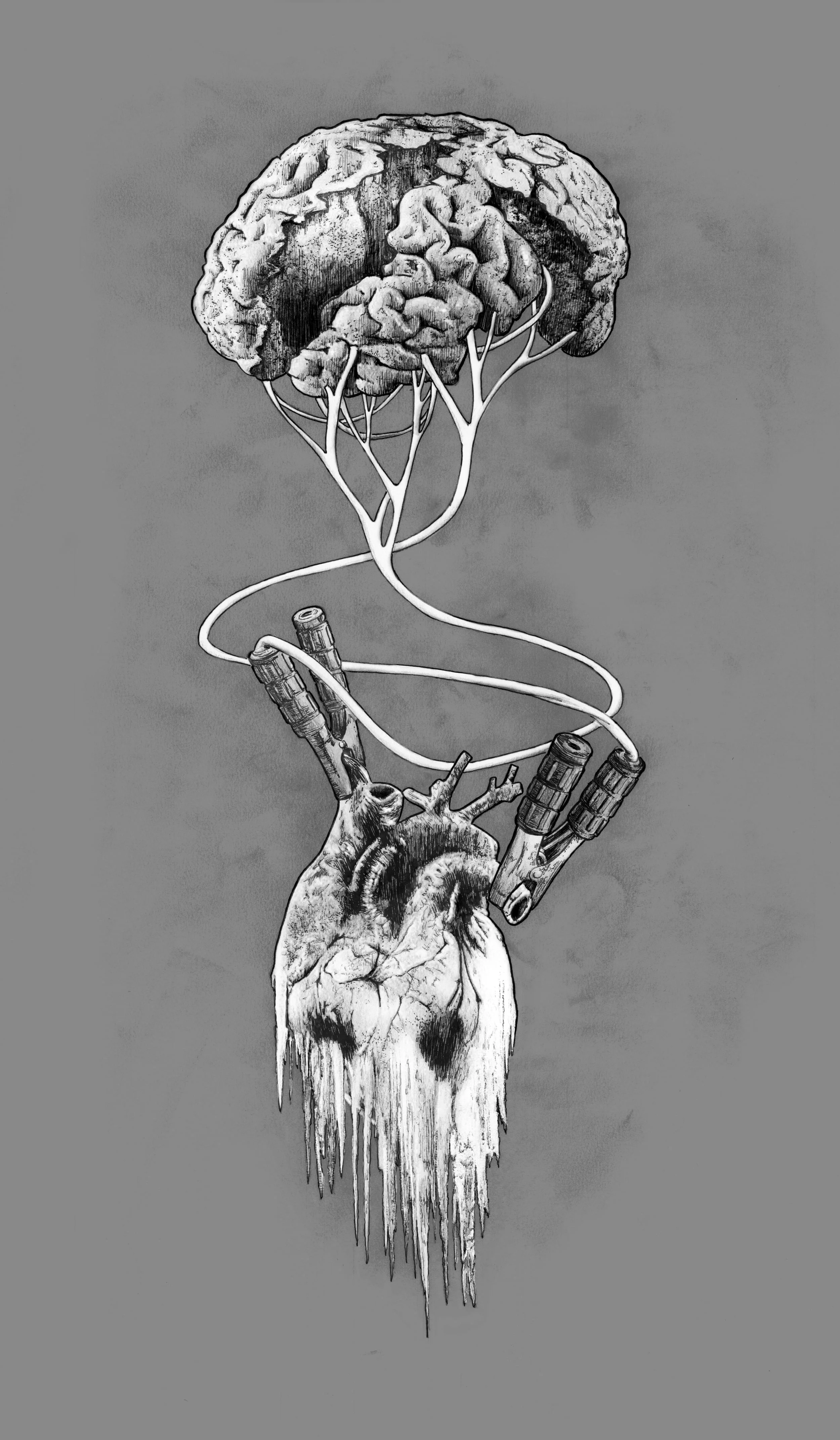 Earthquake Brain and the Frozen Heart