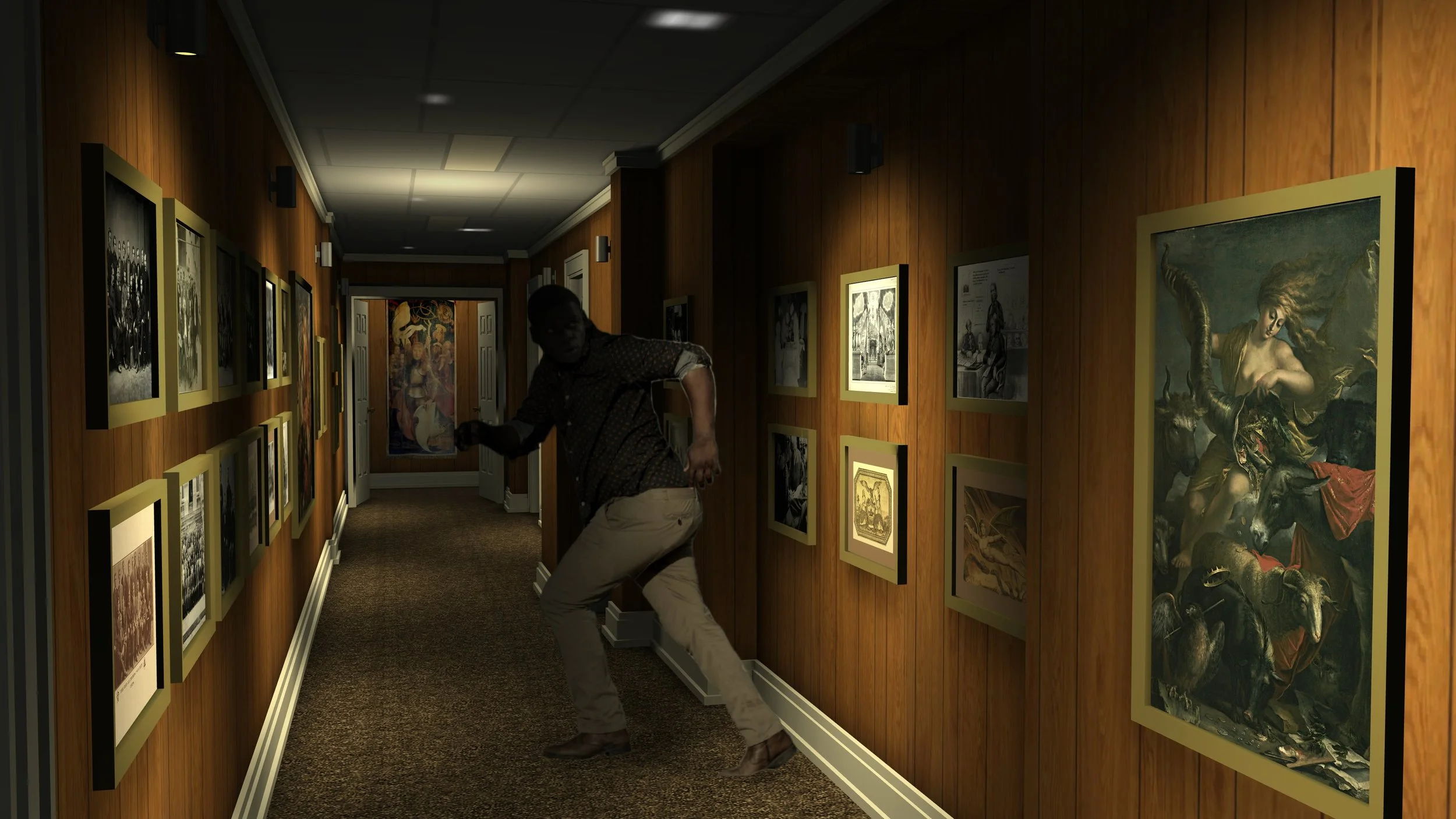 Get Out : Basement Hallway