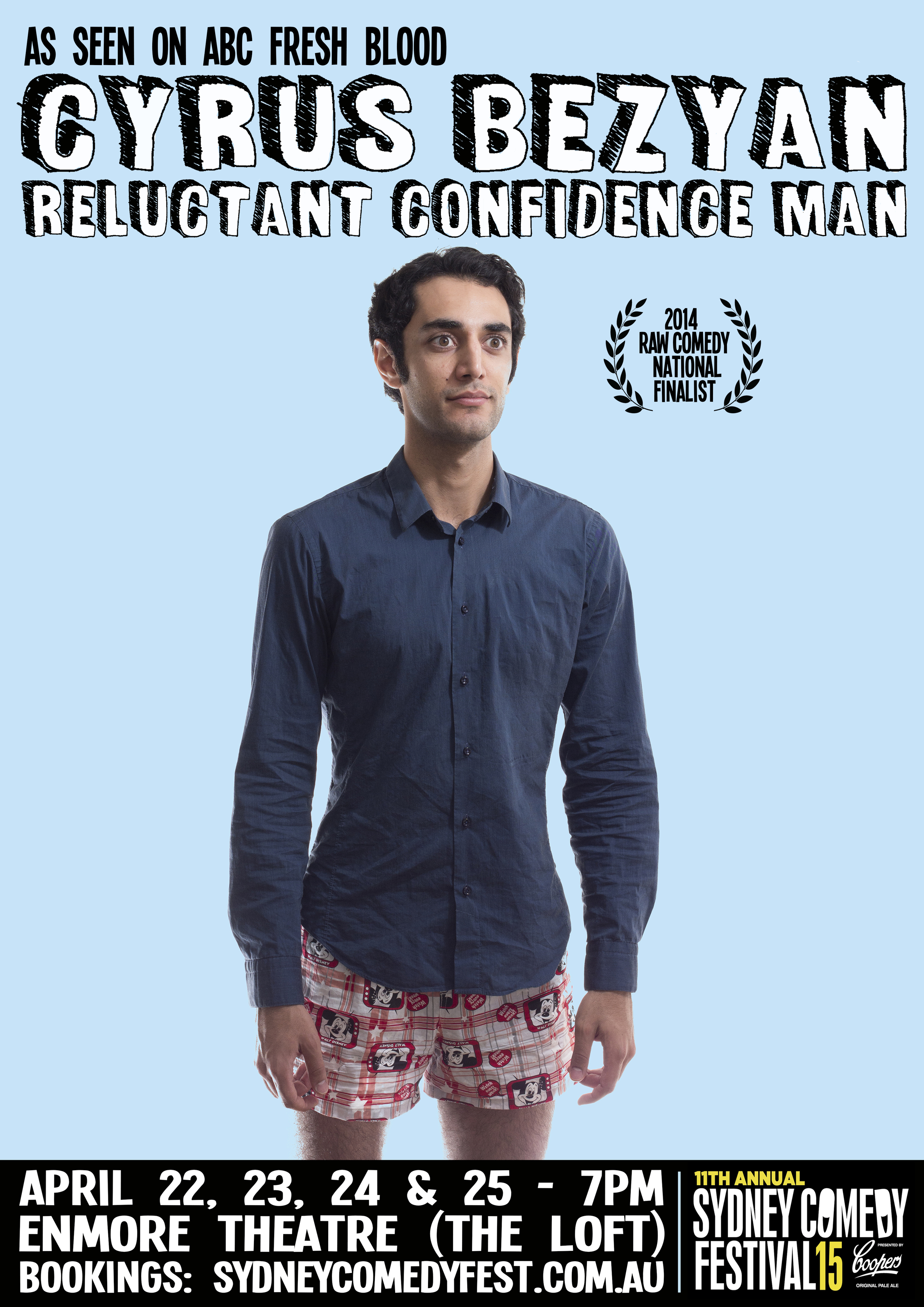 'Reluctant Confidence Man' - 2015 Sydney Comedy Festival