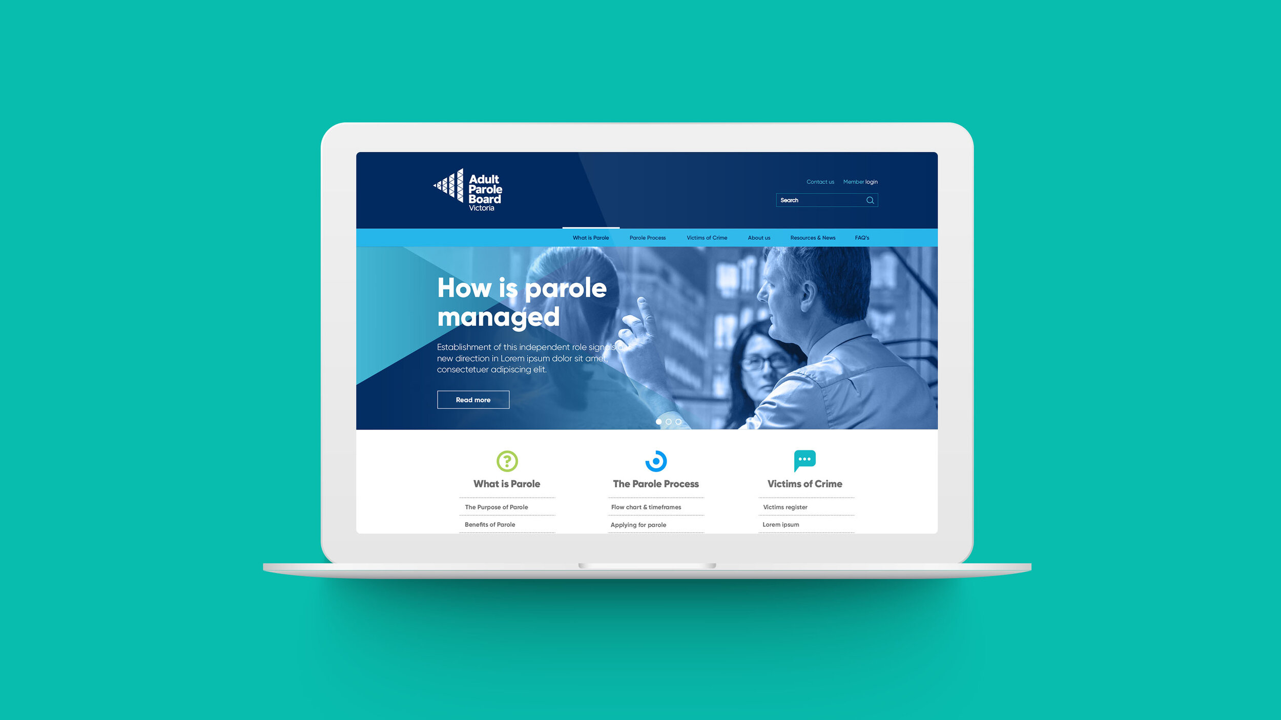 Adding softer personality traits, in contrast to the harsh nature of this brand, helped promote the strides that the adult parole board employ to show they are a human-centric organisation.