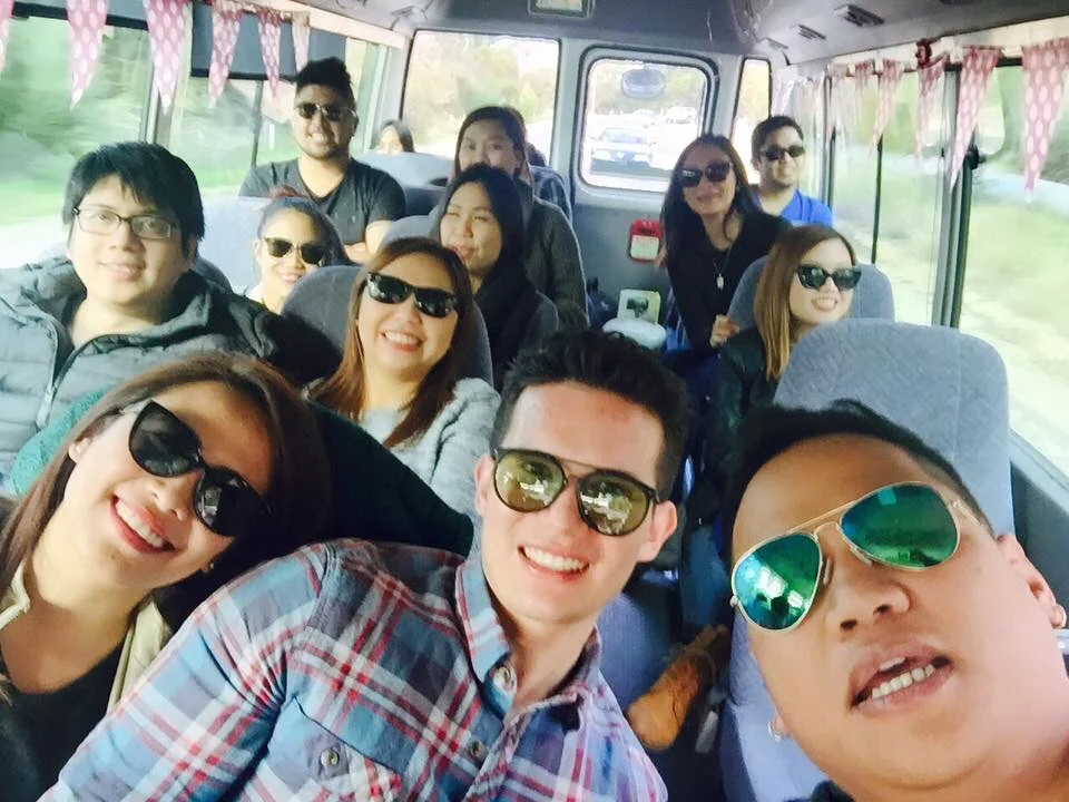 Filipinos in Adelaide, represent! There were so many of us we needed a bus!