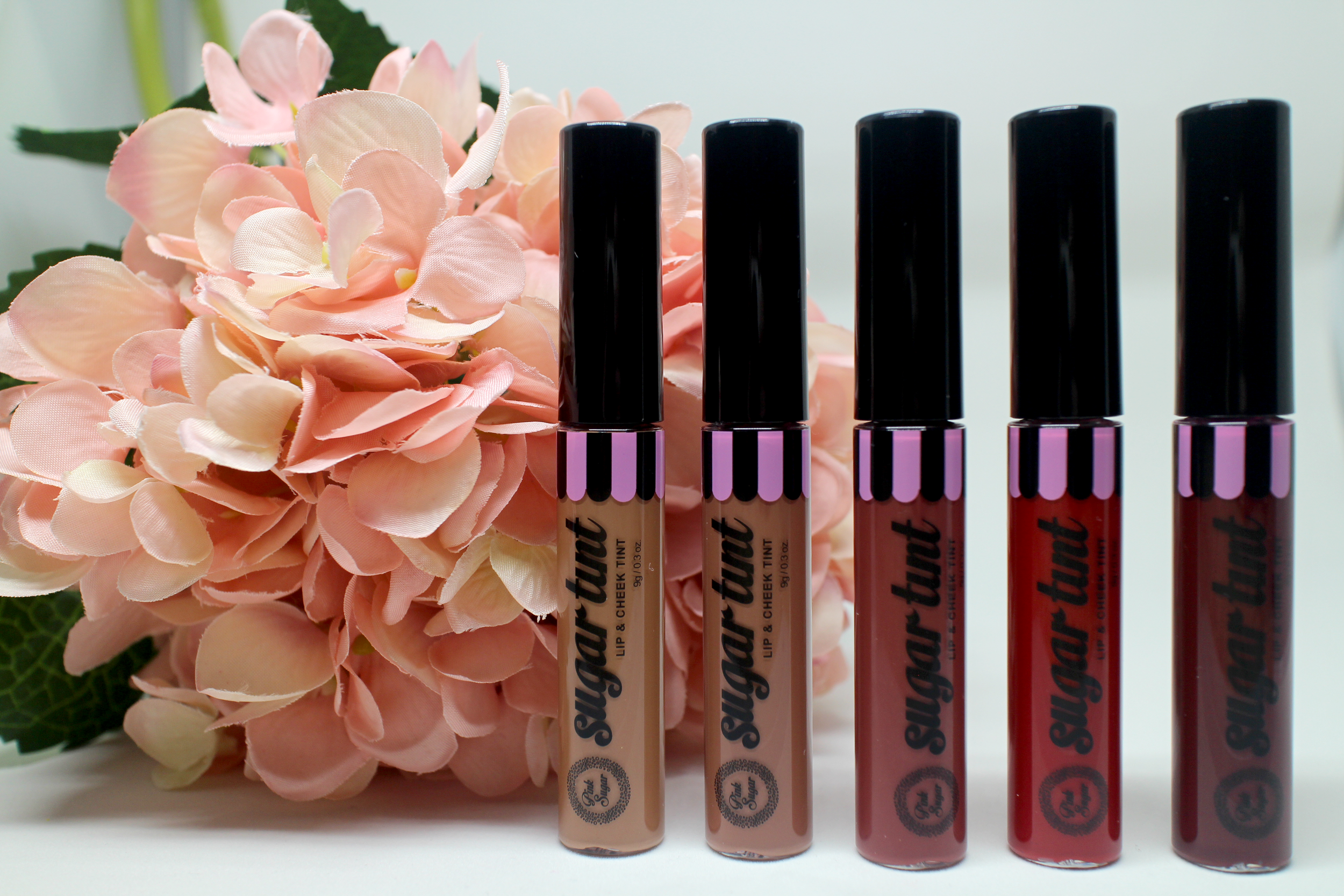 L-R: Naughty Nude, Honey Bunny, Queen Bee, Code Red and Vampy Vixen