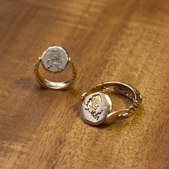 Flippable Signet Rings