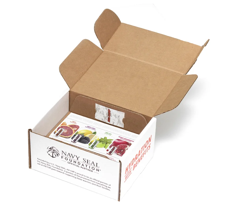 with informative insert card