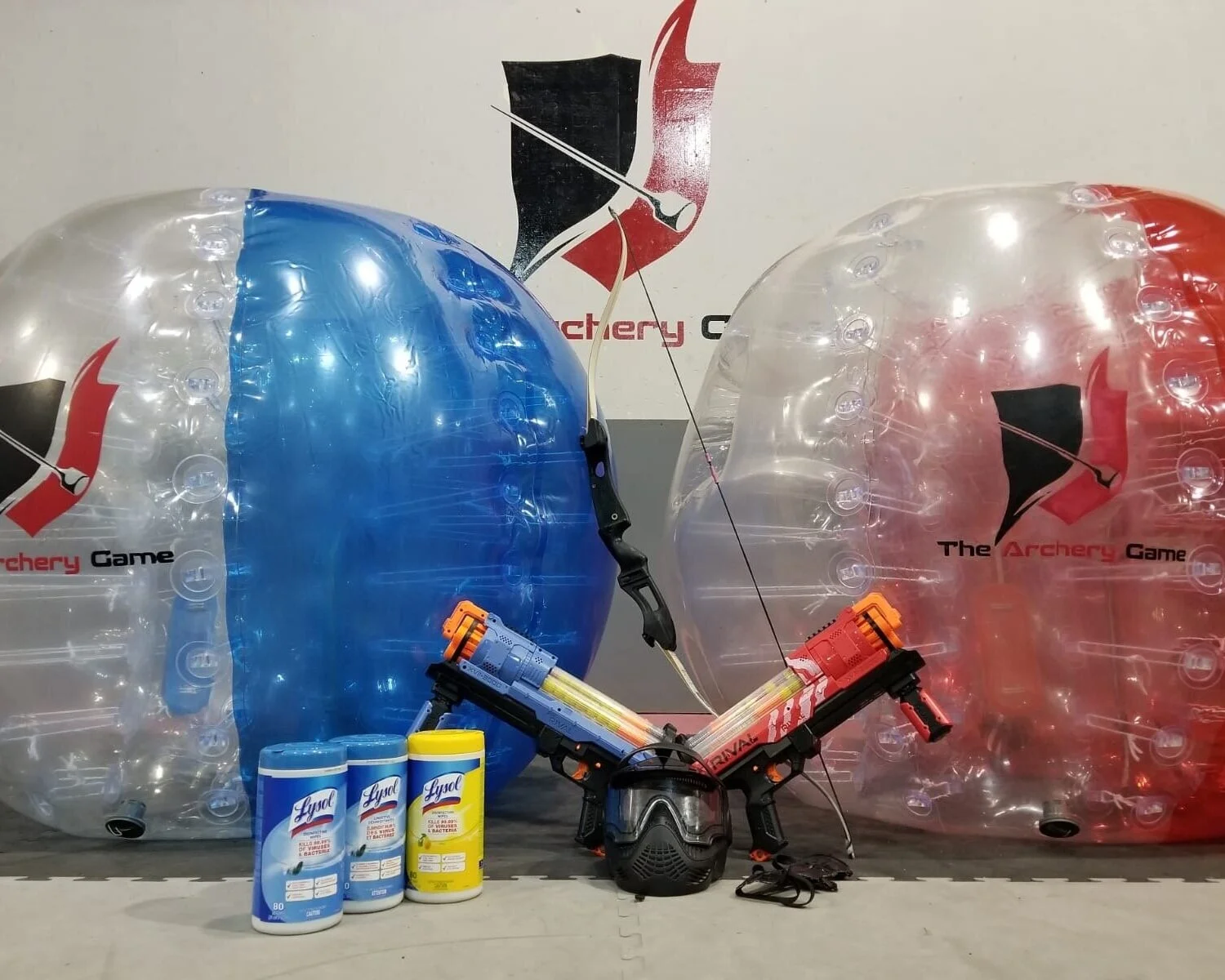 bubble soccer arena