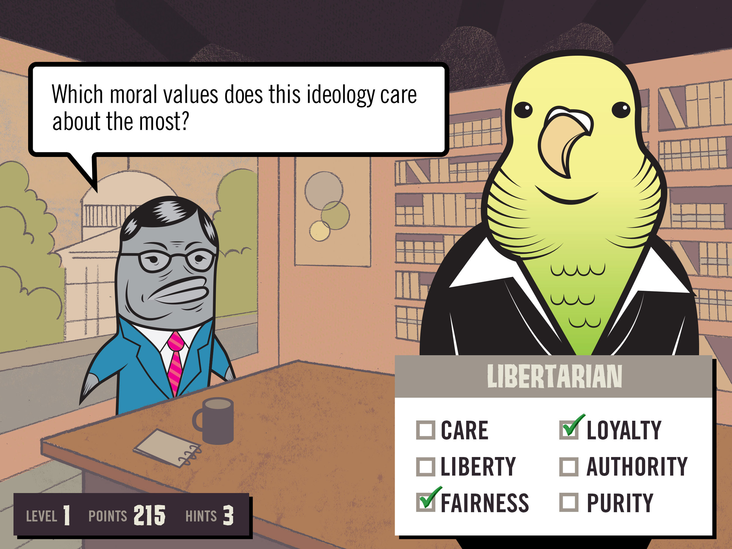 Cognitive Games for Policy Argumentation