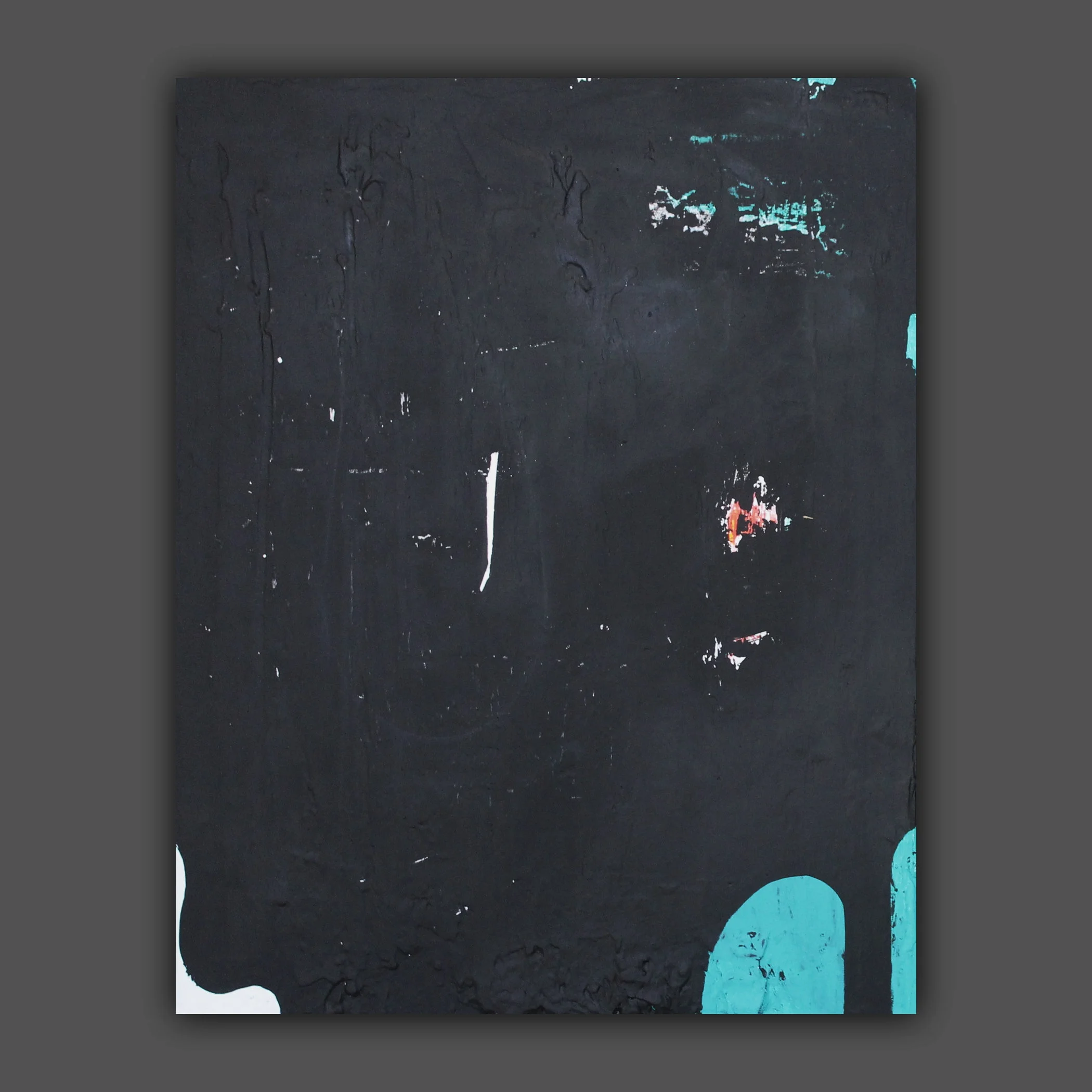Drip, 2018 24 inch by 30 inch Mixed Media & Acrylic on Canvas