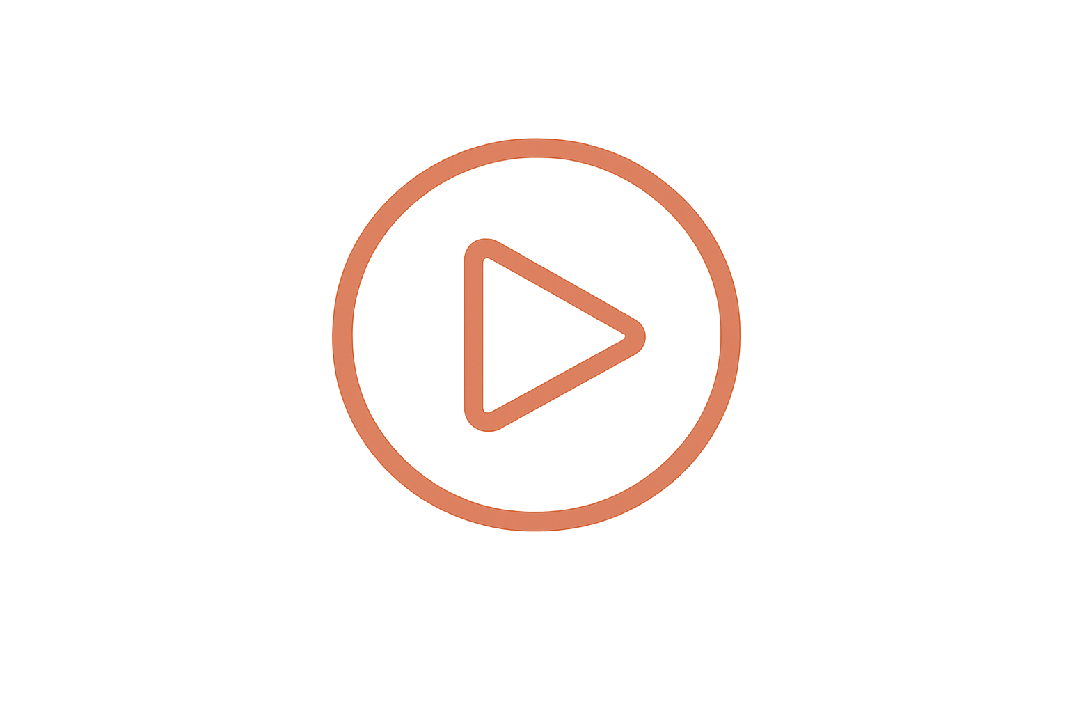 Play button icon inside a circle.