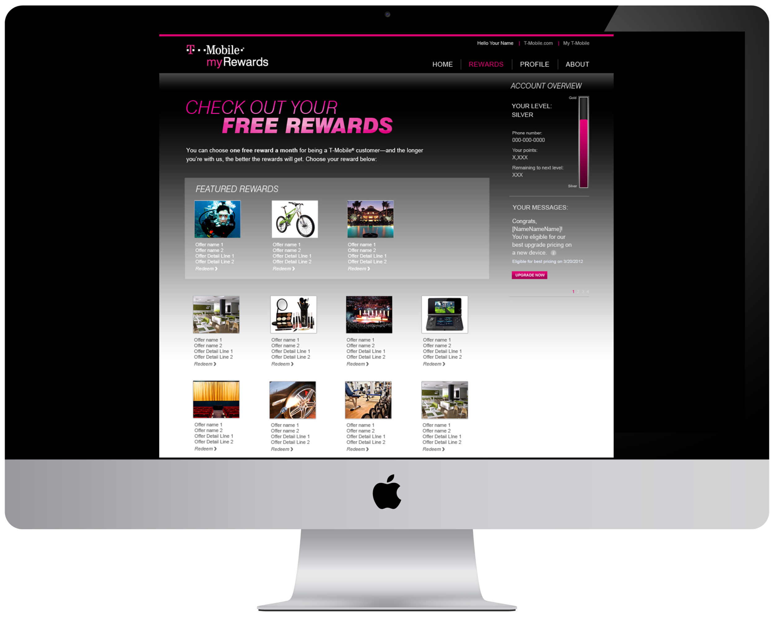 Rewards list