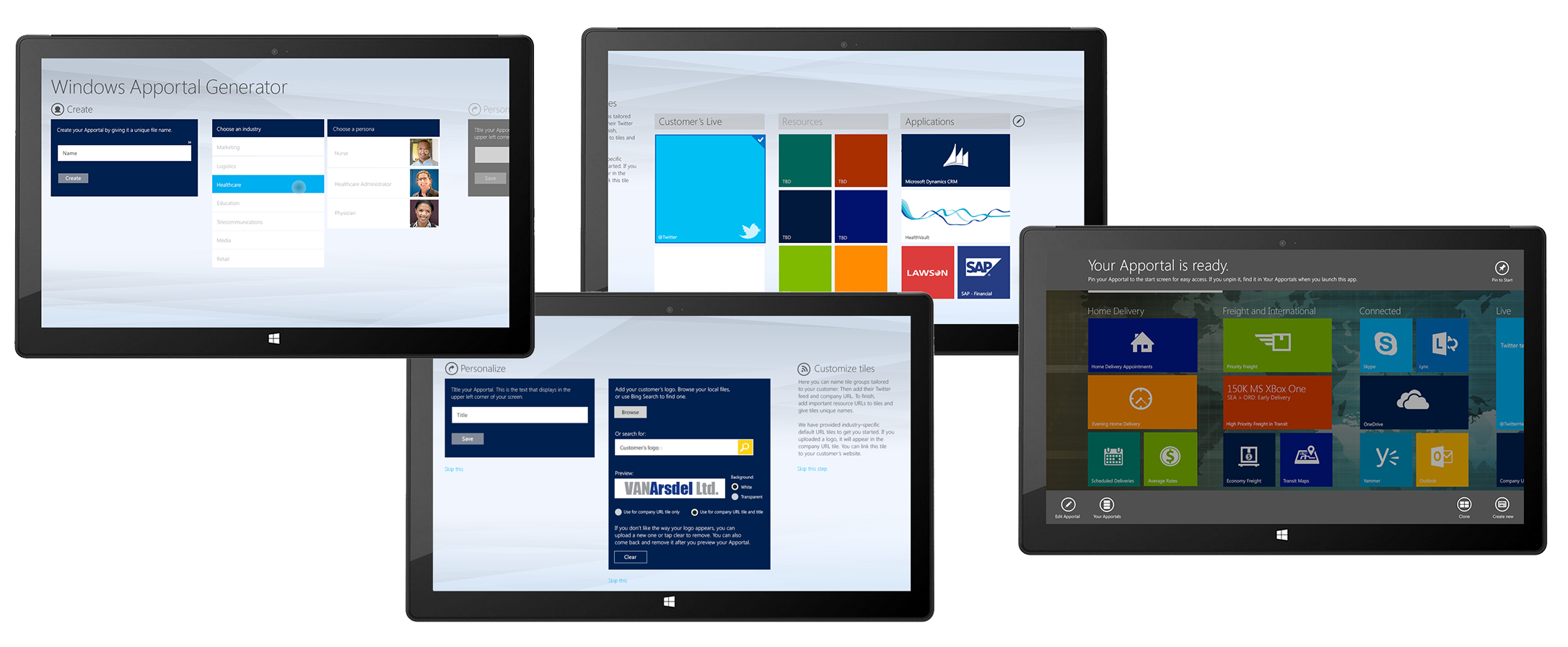Windows Apportal Generator