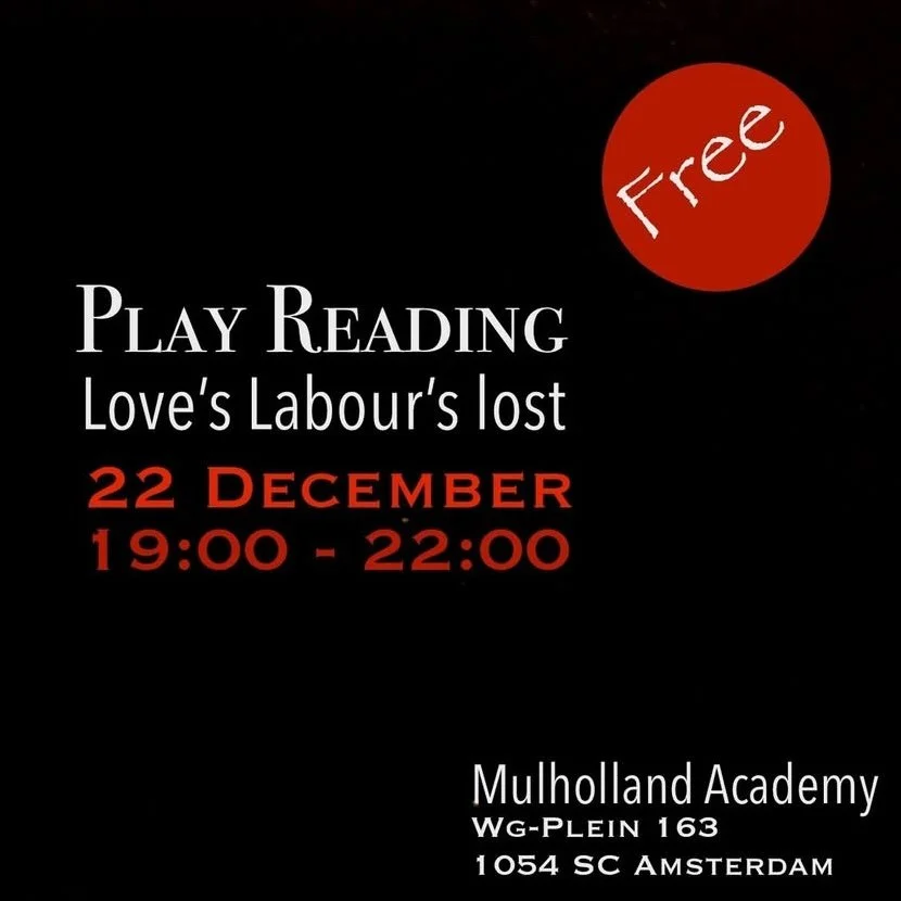 Play Reading of ''Love's Labour's Lost''