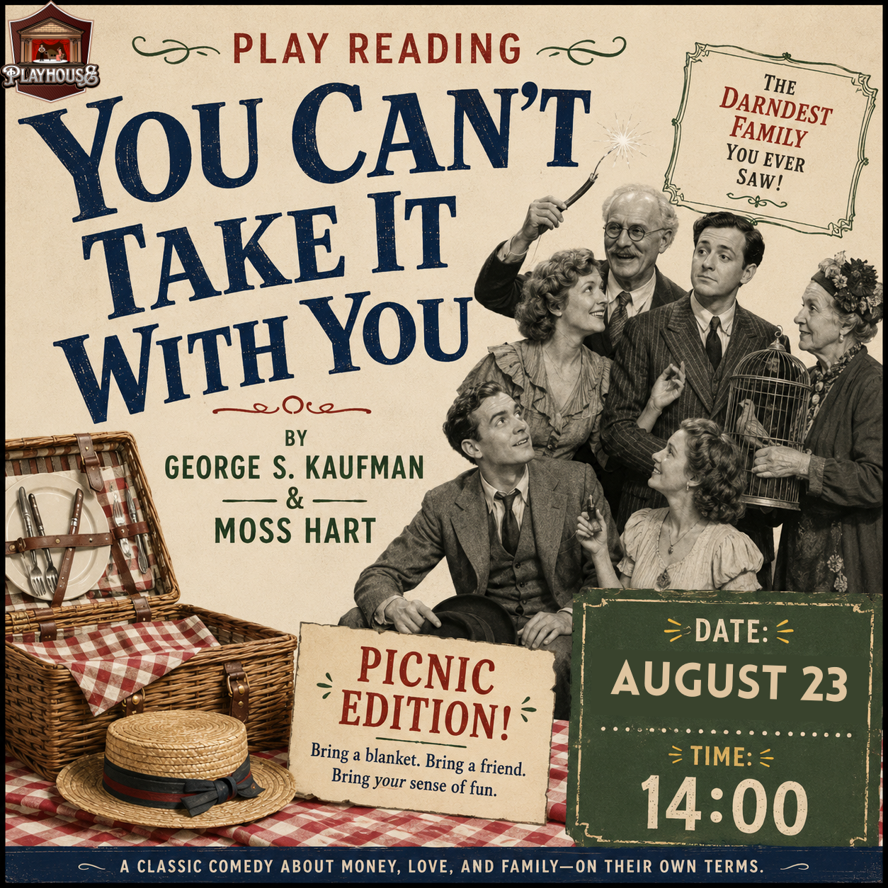 Play Reading of ''You Can't Take It With You''