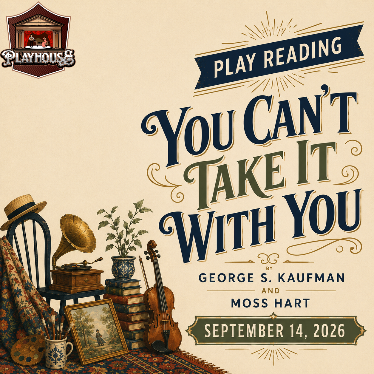Play Reading of ''You Can't Take It With You''