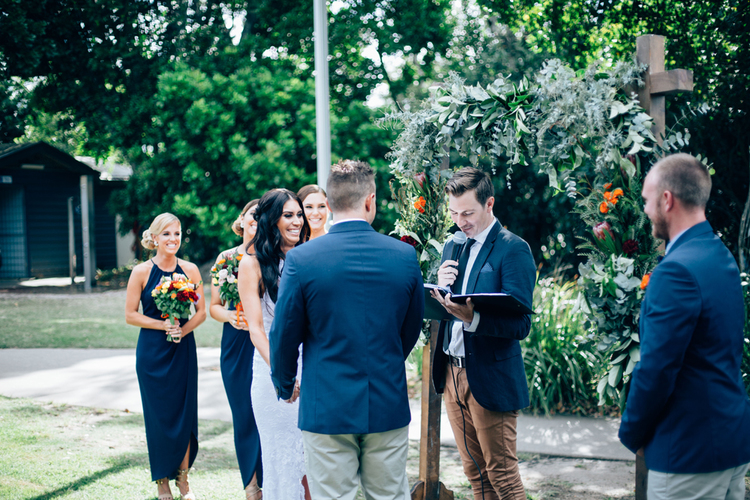 "We can't thank you enough for being a part of our big day! You helped us feel so relaxed in the lead up to the wedding and especially on the day. You put together a wedding ceremony that was so well suited to Mat and I's personalities - we loved it, and so did our guests. It was fun, relaxed, entertaining and very professional. Thank you again for being the best celebrant!" Mat & Danika (March, 2016)