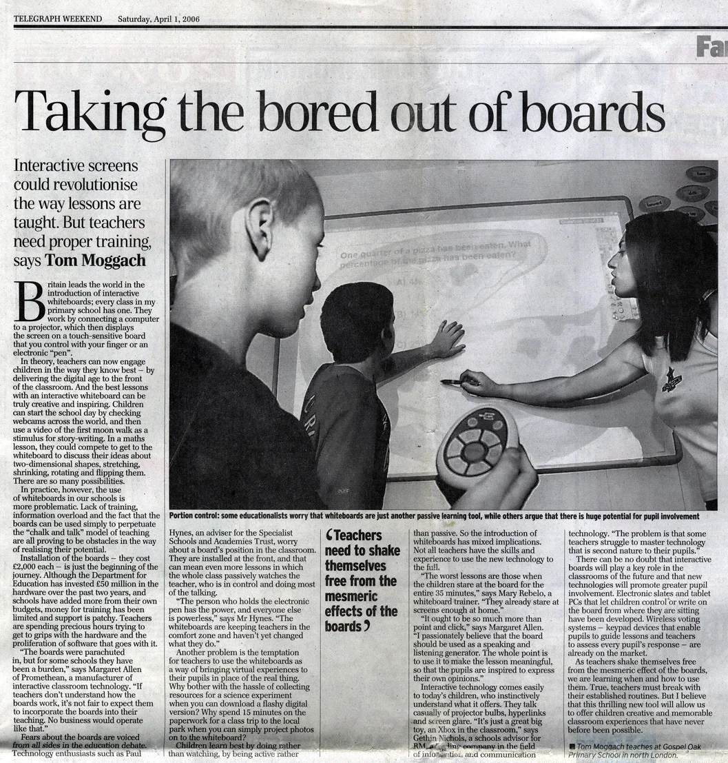 Taking the bored out of boards