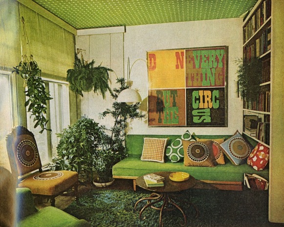 Some interior designers went crazy on the green theme