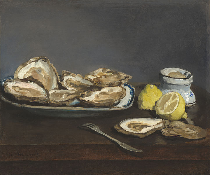 Édouard Manet - Oysters, via commons.wikimedia.org
