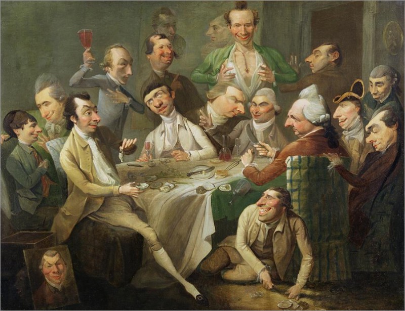 John Hamilton Mortimer - The Oyster Party - c. 1776