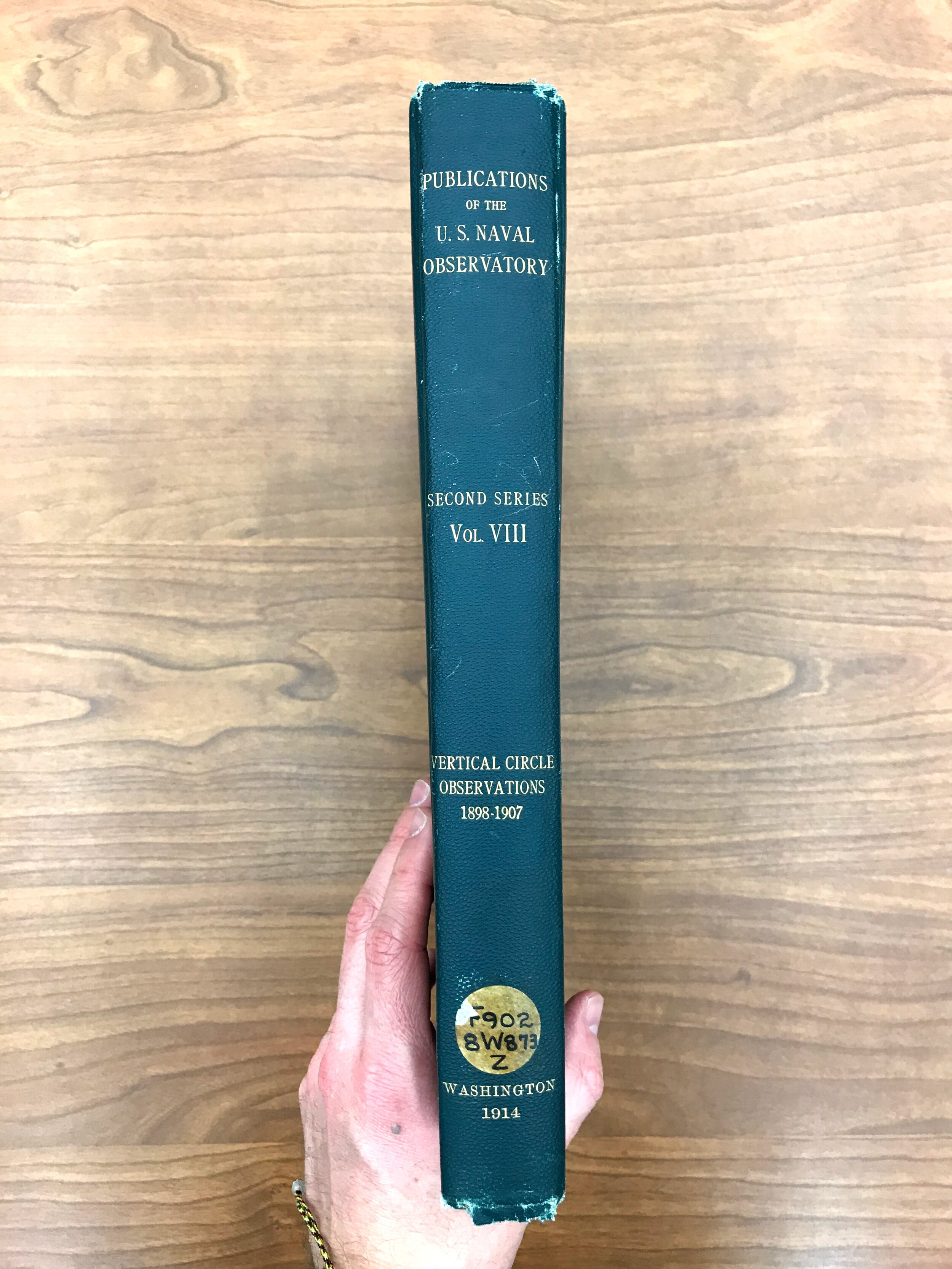  This is the book from the Wisconsin Historical Society that was repurposed for use as a scrapbook. Pages were cut out every few pages so that it would close properly. 