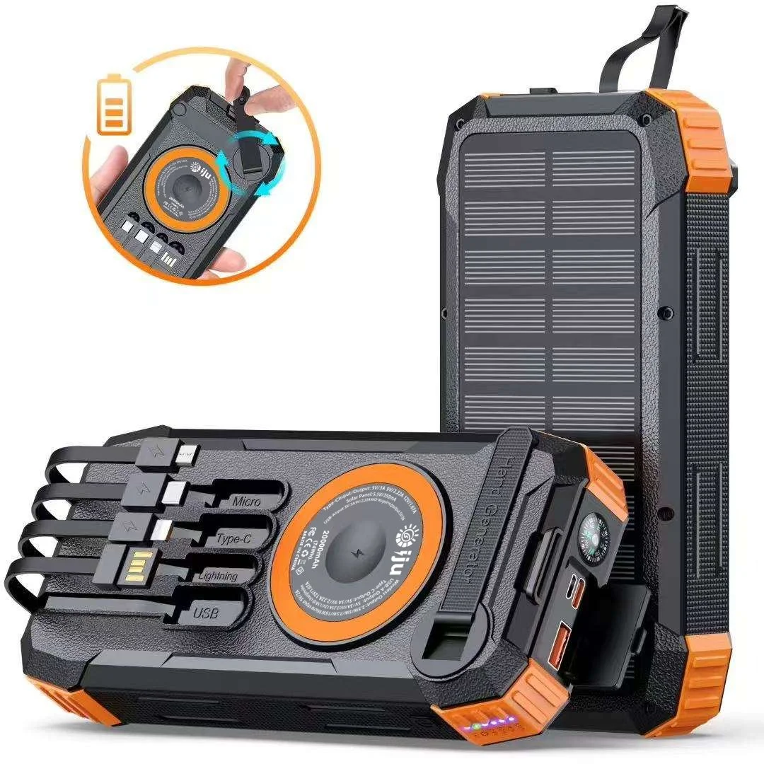 Iju Volta Plus Solar + Hand-Crank Power Bank Charger