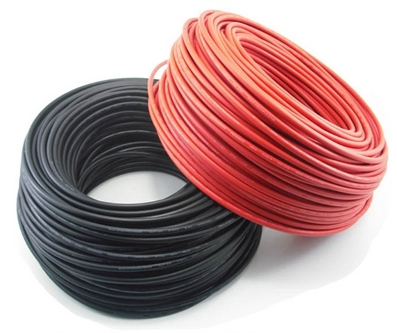 100-Meter Black & Red Solar Cable